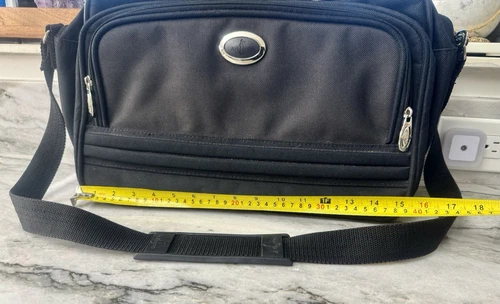 Atlantic Business Carry On Laptop And Overnight Bag Black, 4 Compartments - Picture 12 of 13
