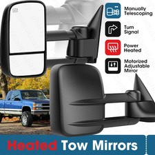 Set2 Power Heated Tow Mirrors For 1999-02 Chevy Silverado Gmc Sierra 1500 2500