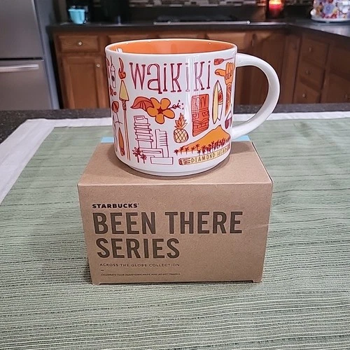 Starbucks Been There Series Waikiki 14 Oz. Ceramic Mug *MIB*