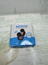 Artevive Earplugs Motorcycle.Earplugs for Sleeping Noise One Size, Black/Red