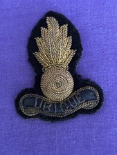 CWW2 Royal Engineers Officer's Bullion Beret Badge Great condition 