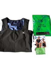NEW Kewlioo Sweat Better TANK TOP Black Purple-inise Size L/XL