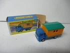 Matchbox Lesney Superfast SF60 Site Hut Truck- transitional, TWO RIVET base, box