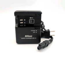 Nikon MH-23 Quick Charger and Cord OEM Original