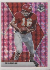 2020 Panini Mosaic Pink Camo Mosaic Prizm Len Dawson #3 HOF 07nu
