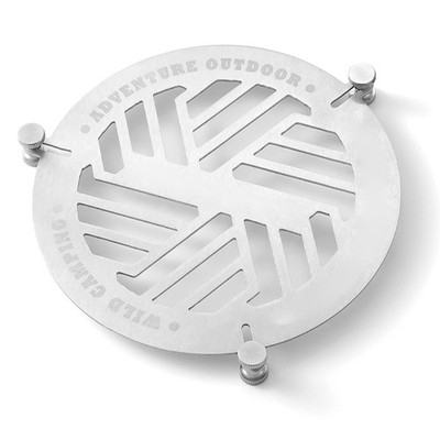Practical Outdoor Cooking Support with Even Heat Transfer Functions Stable Base