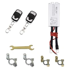 Remote Battery Disconnect Switch Wireless Remote Car Kill Switch 12V Automoti...