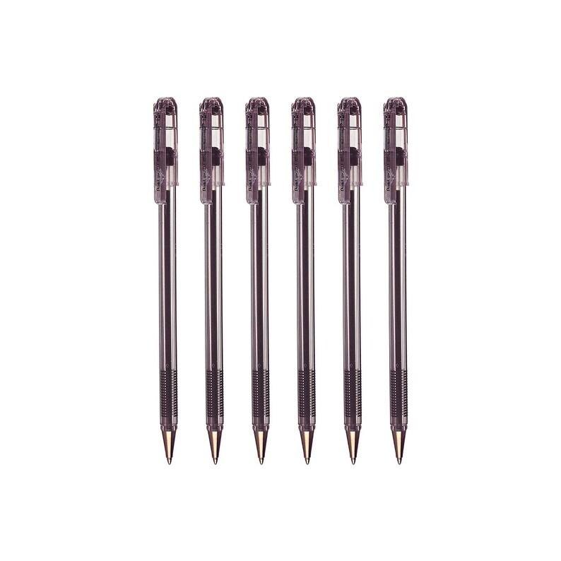 Pentel Superb Ballpoint Pen Black Ball Pen Fine Point Slim Barrel