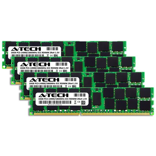 64GB 4x16GB 2Rx4 PC3-14900R HP ProLiant BL465c G7 BL490c G7 BL620c G7 Memory RAM - Picture 2 of 3