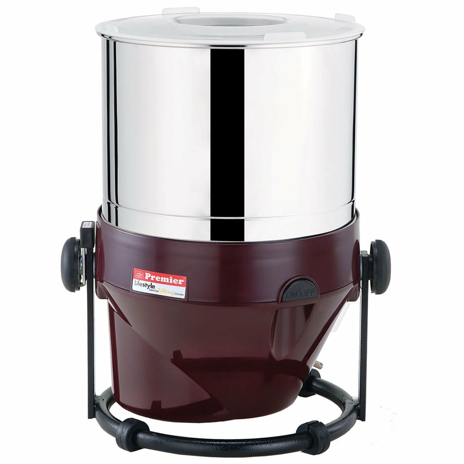 Premier 220 V Stainless Steel Table Top Wet Grinder, 2 L Red - Express Shipping Premier 220 V Stainless Steel Table Top Wet Grinder, 2 L Red - Express Shipping