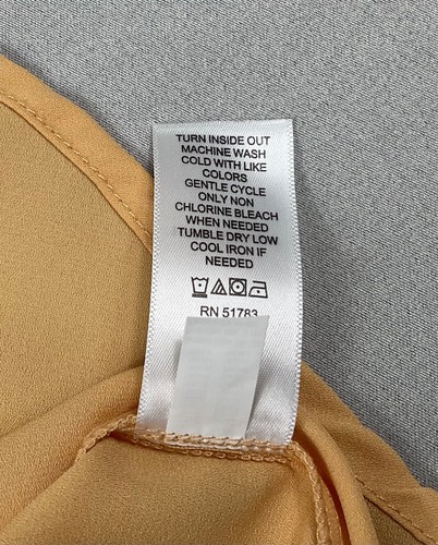 Maurices Tanktop Damen Größe 2XL Gold Knopfleiste hoher niedriger Saum V-Ausschnitt fließend Neu mit Etikett - Bild 5 von 7