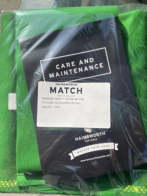 Hainsworth Elite Pro Cloth in Powder Blue – 7ft Hainsworth Elite Pro Cloth in Powder Blue – 7ft