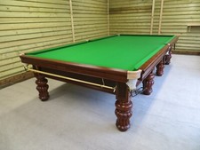 Superb Fully Restored Burroughes & Watts Full Size Antique Snooker Table