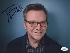 TOM ARNOLD Signed TRUE LIES 8x10 Photo ARNIE ORWIG Autograph JSA COA CERT