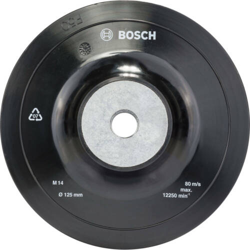Bosch M14 Angle Grinder Backing Pad 125mm - Afbeelding 1 van 2