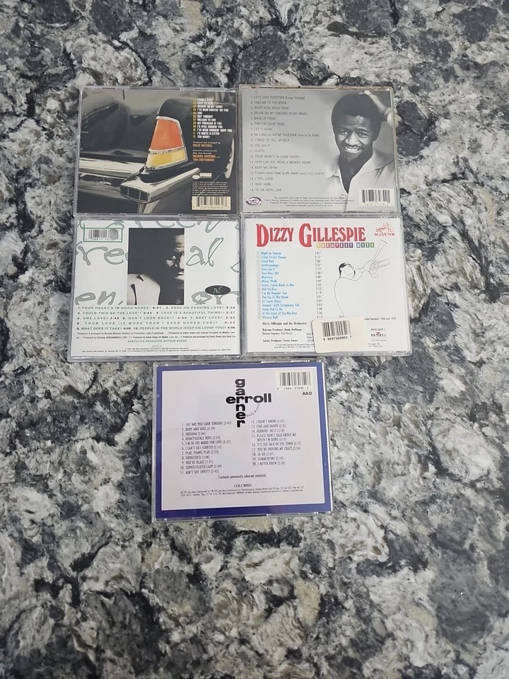 lot of 5 Jazz/Blues CDs Dizzy Gillespie Al Green Erroll Greer Foto 2 de 2