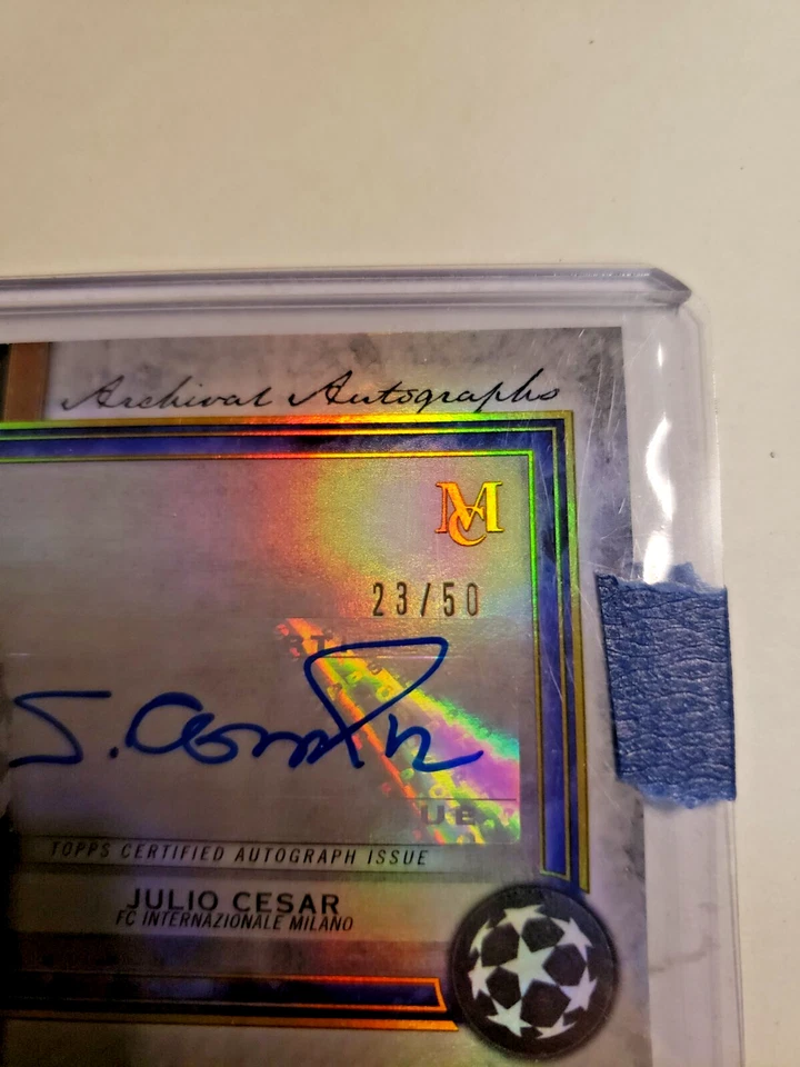 2021 Topps Museum JULIO CESAR AA-JC Autograph /50 - Image 2 of 3