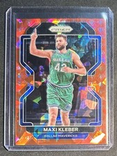 2021 Panini Prizm Maxi Kleber NBA 75th Red Cracked Ice Prizm /75 Mavericks #47