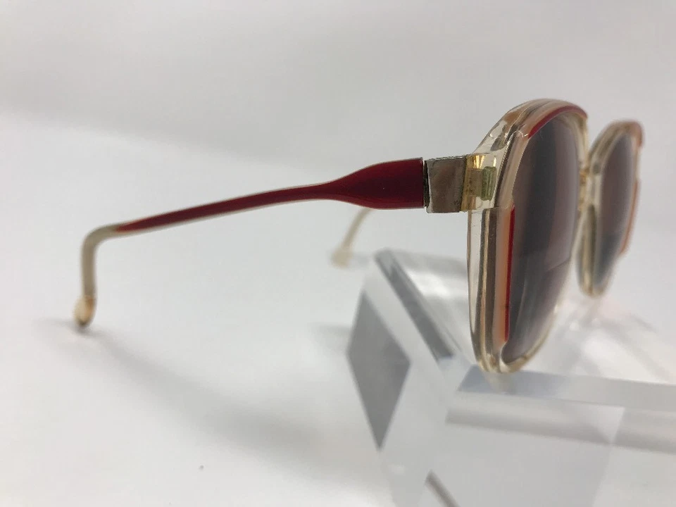 Exotique Sunglasses 55-13-135 Burgundy Transparent France X10 — 第 2/4 张图片