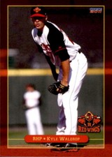 2011 Rochester Red Wings Choice #27 Kyle Waldrop Knoxville Tennessee TN Card