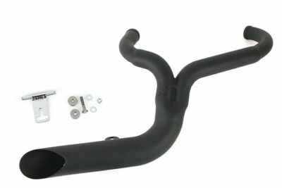 FXD 2:1 Lake Side Pipe Exhaust Black fits Harley-Davidson 30