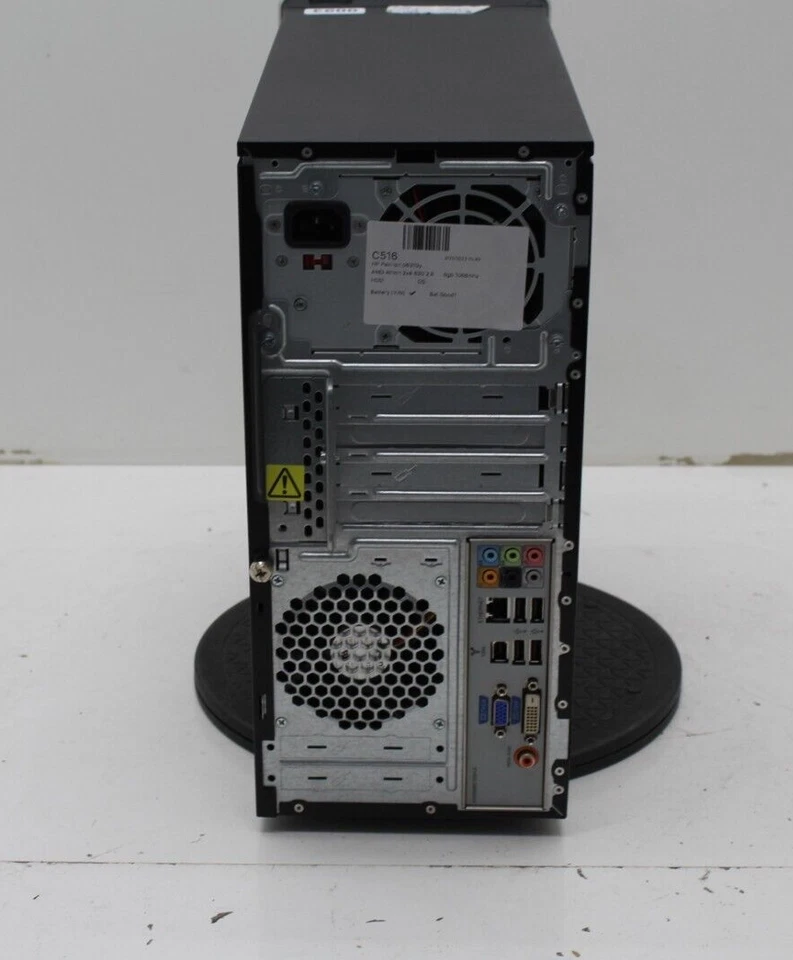 HP Pavilion P6310Y Desktop Computer AMD Athlon 2x4 Quad Core Nvidia 9100 6GB Ram - Image 3 of 4