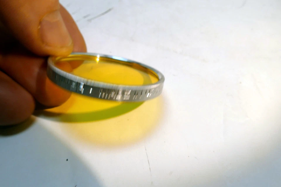 ARGUS Yellow 2 Filter series 6 VI made in USA LY Optical Glass 41mm - Image 4 of 4