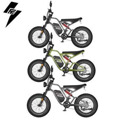 FAFREES 20 Zoll Elektrofahrrad 25AH Fatbike 45km/h E bike 80-140km eMountainbike