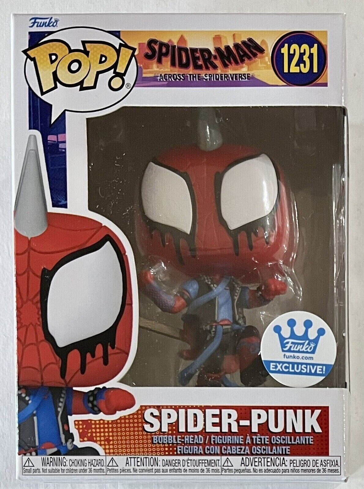 FUNKO POP! SPIDER-MAN: ACROSS THE SPIDER-VERSE 1231#SPIDER-PUNK Action Figures