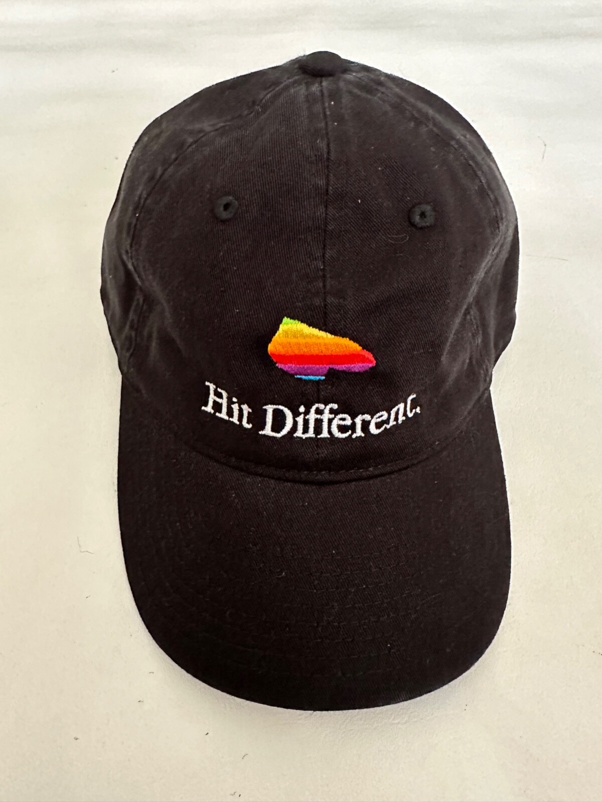 Apple Hit Different By Apple Music Zaza World Black Baseball Cap Hat One Size