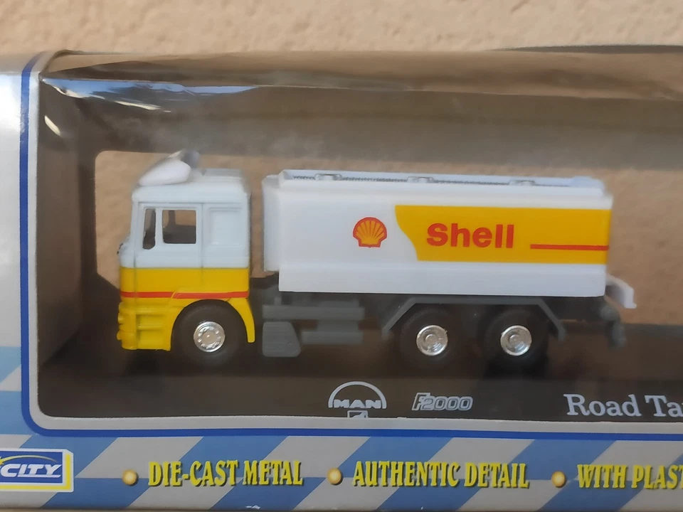 Man f2000 road tanker 1:72 shell Joycity Camion A Rimorchio Cisterna Die Cast - Immagine 3 di 4