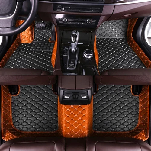 For Hyundai Elantra Luxury Custom Car Floor Mats Auto Carpets Liner Waterproof - Imagen 41 de 42
