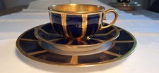 Limoges Raynaud Sammelgedeck kobaltblau/gold ++Vitrinenstück++