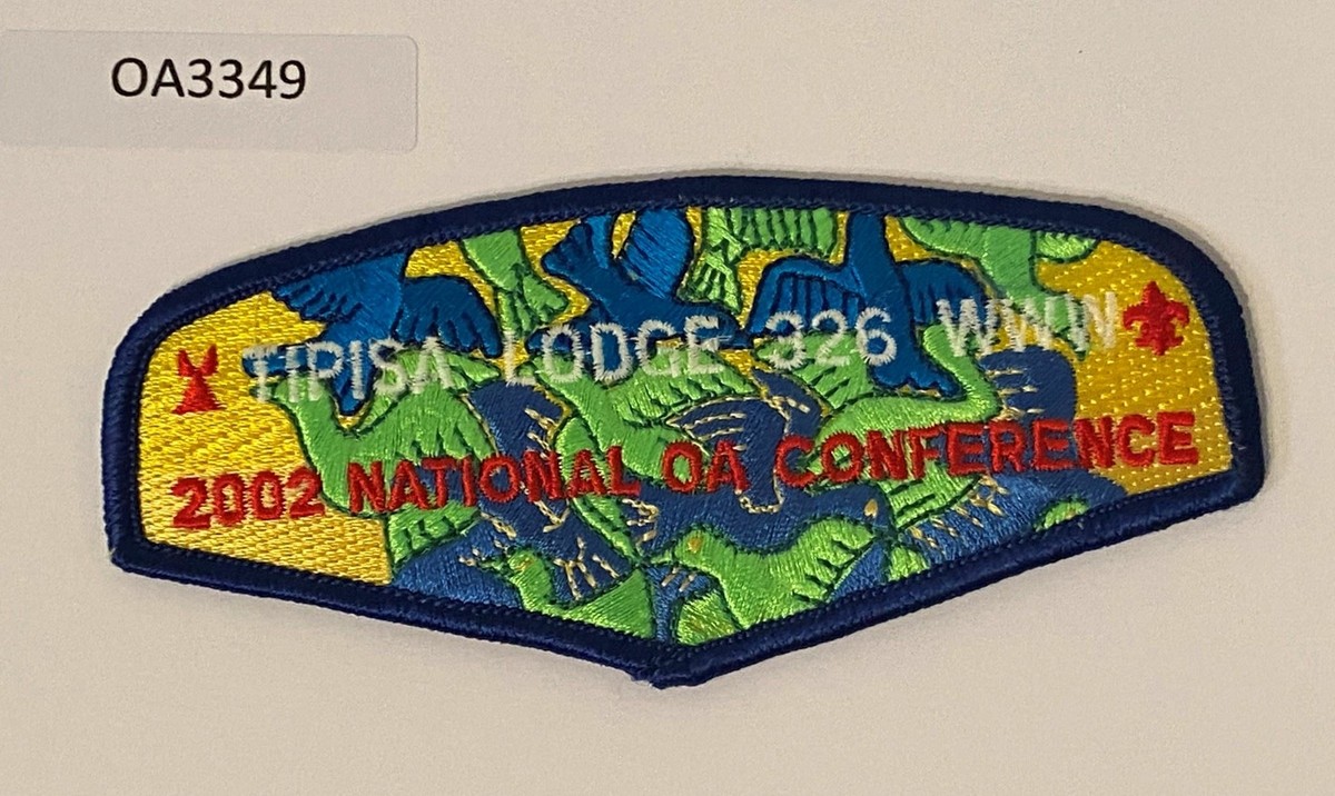 Boy Scout OA 326 Tipisa Lodge 2002 NOAC Flap | eBay