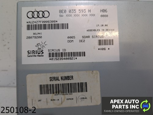 OEM 2006-2010 Volkswagen Passat 3.6L Satellite Radio Receiver Control Module - Picture 8 of 8