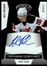 2010-11 Panini Certified AUTO Nick Palmieri Rookie Auto 0412/1299 New Jersey