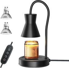 Candle Warmer Lamp, Electric Candle Lamp Timer and Dimmer Candle Melter
