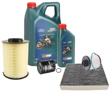 Ford Edge 2.0 TDCI Full Service Kit inc 0W30 Castrol Engine Oil