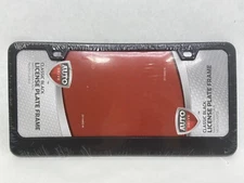 Auto Drive Classic Black Metal License Plate Frame - NEW