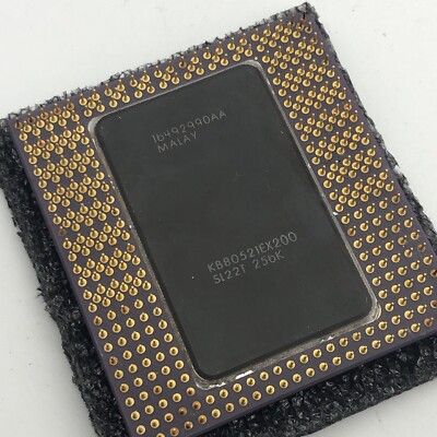 Intel Pentium Pro 200 MHz 256K Socket 8 CPU Processor KB80521EX200