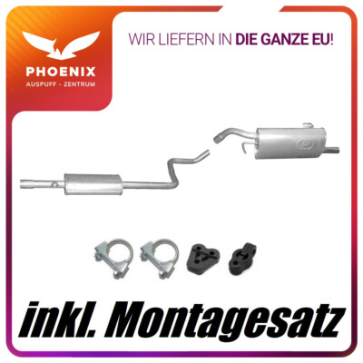 Mitsubishi Colt VI 1.1 1.3 nür 3-Türen Mittel+Endschalldämpfer Auspuffanlage