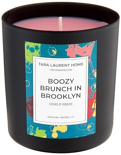 Scented Luxury Soy Candle Boozy Brunch Brooklyn Satsuma Blend
