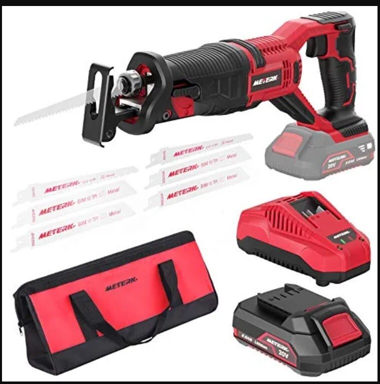 Seghetto Frontale a Batteria 20V - Kit Pronto all'Uso con Batteria