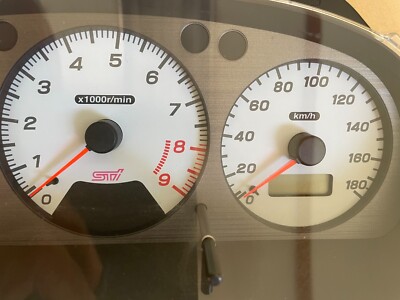 SUBARU Impreza GC8 WRX STi Type RA Ver4 DCCD Speedometer