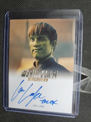 2022 Star Trek Discovery Ian Lake as Tolor Auto Autograph - Free ...