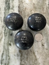 Vintage Gear Shift Knob Rat Rod Automotive Collectible Lot X3 Old Stock Thread