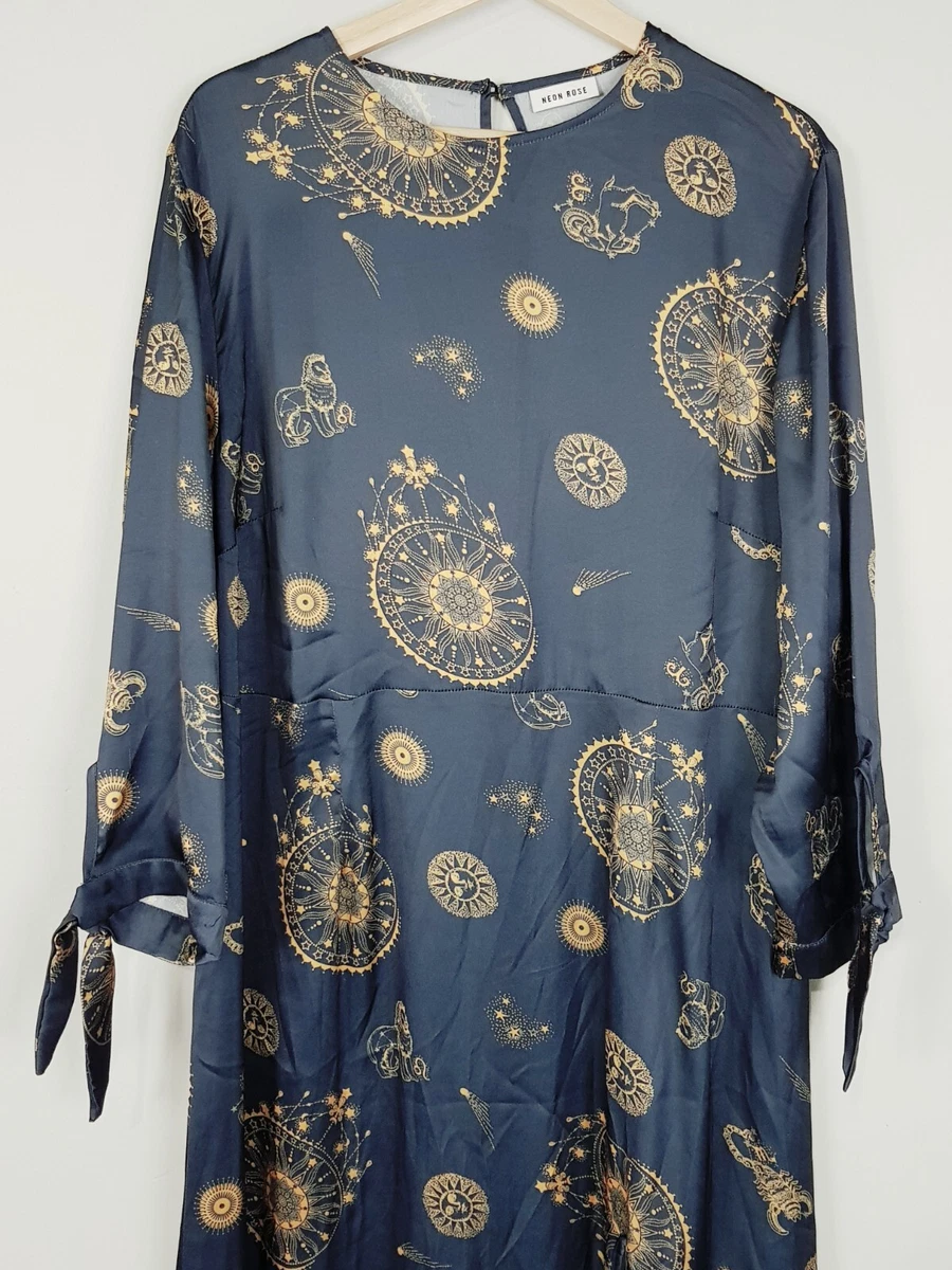 Neon rose celestial outlet dress