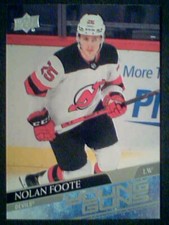 NOLAN FOOTE 20/21 AUTHENTIC UD EXTENDED YOUNG GUNS CARD  SP