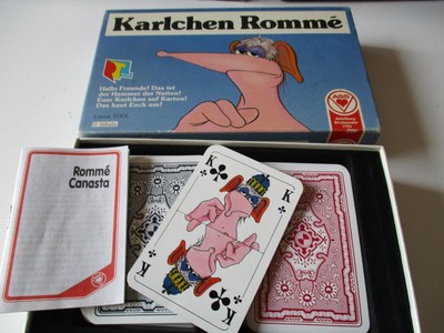 Romme Karten Spiel Karlchen Aus Rtl Ass 80er Ebay