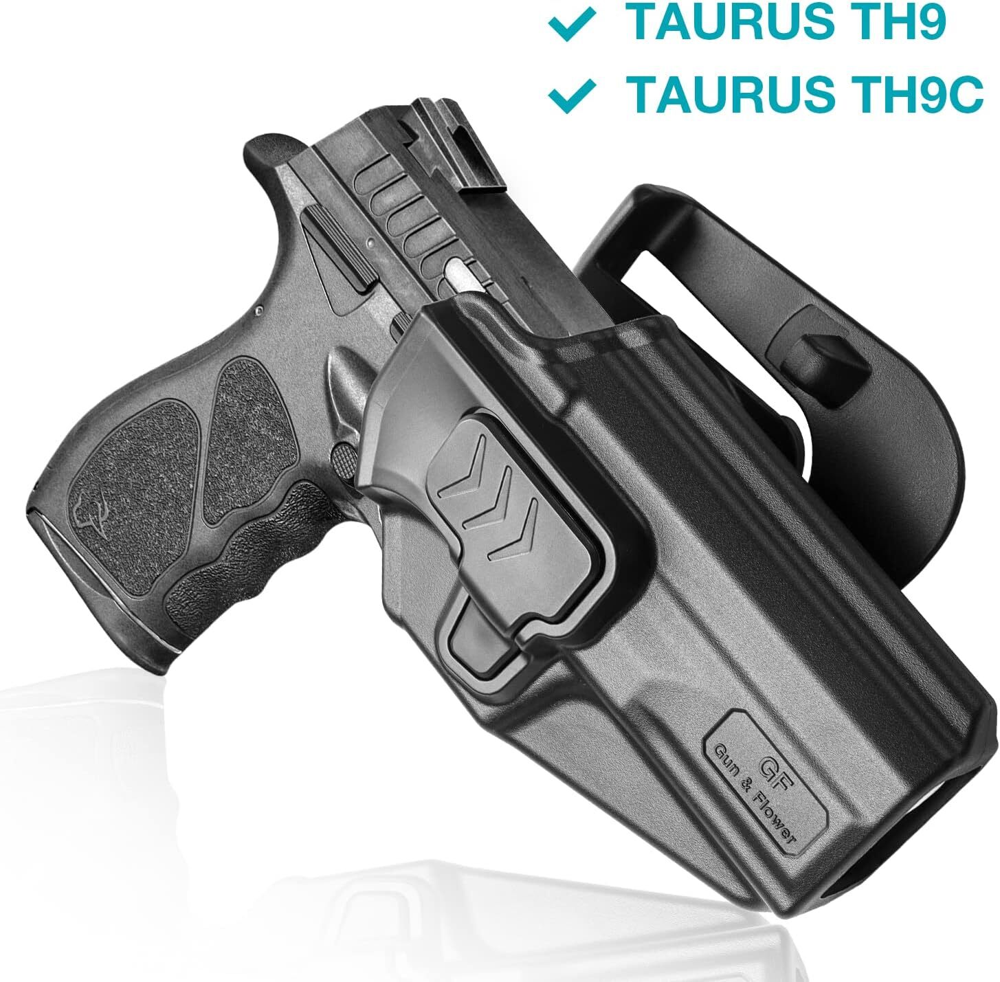 Taurus TH9 Holster, OWB Holster Fit Taurus TH9/TH9C Pistol Level II